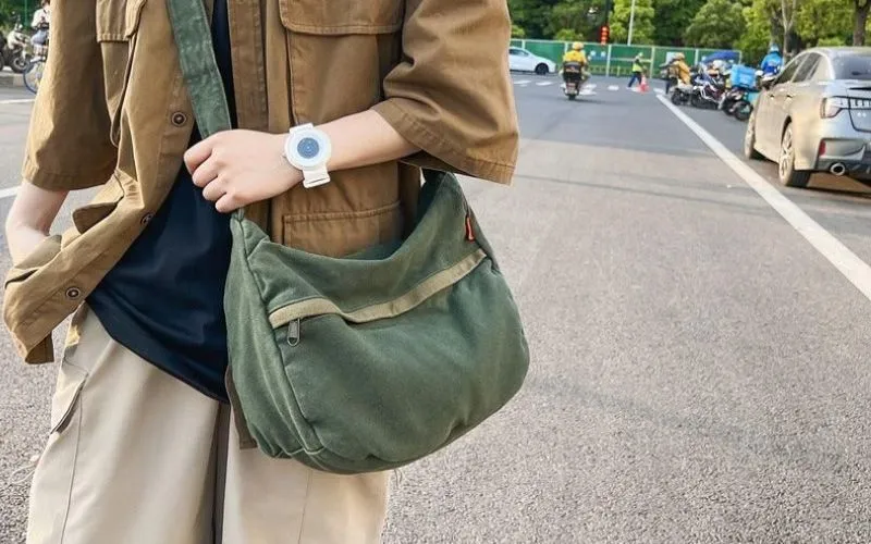 Rập túi đeo chéo có khóa kéo